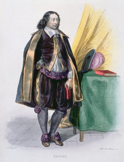 Blaise Pascal (1623-62), 1841 von Julien Leopold Boilly